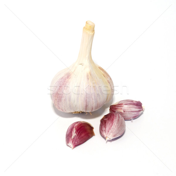 A garlic bulb isolated on white. Stock photo © vapi