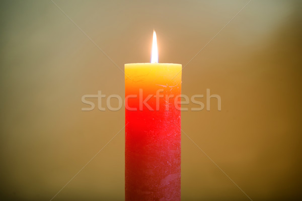 Candle light with flame Stock photo © vapi