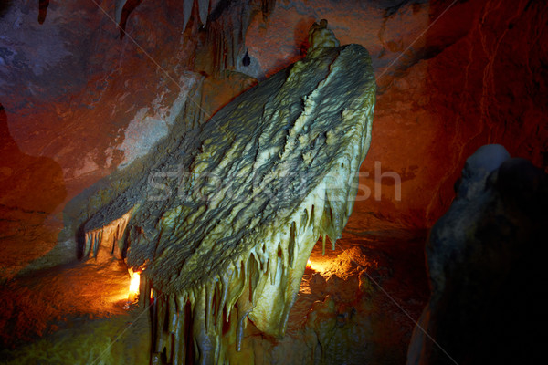 Cueva formación disco sol disparo Foto stock © vapi