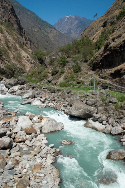 Marsyangdi river, Tibet. Stock photo © vapi