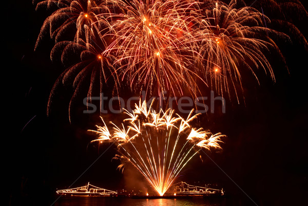 Colorful fireworks Stock photo © vapi