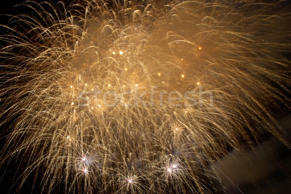 Stock photo: Fireworks, salute.