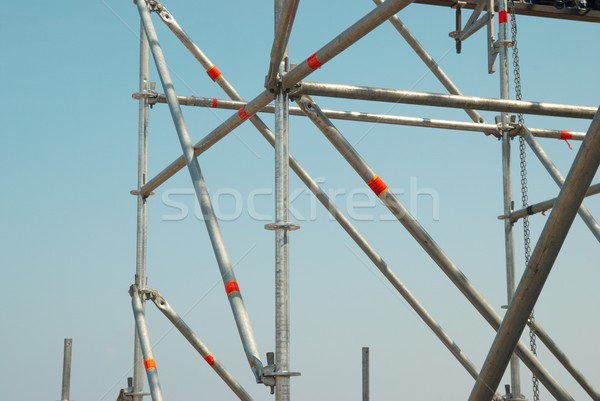 Part of the construction scaffold Stock photo © vapi