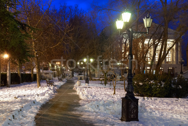 City night scene Stock photo © vapi