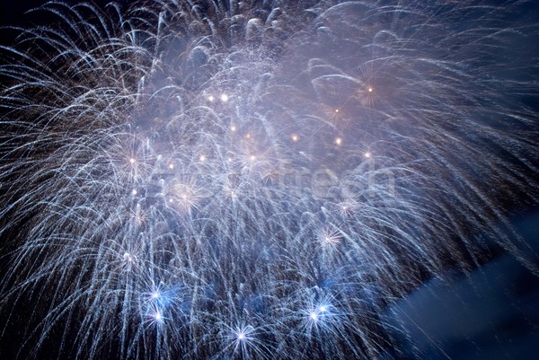 Fuochi d'artificio nero cielo abstract luce sfondo Foto d'archivio © vapi