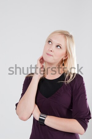 woman thinking Stock photo © varlyte