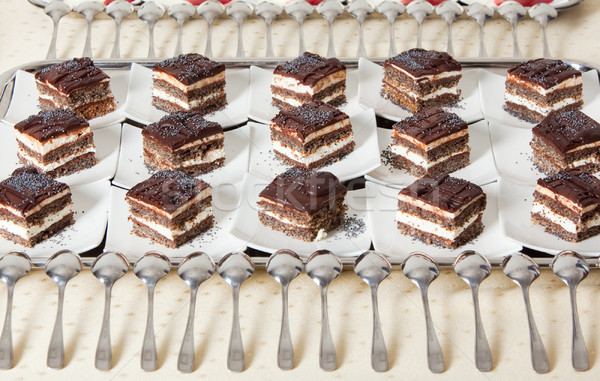 chocolate cakes Stock photo © varlyte