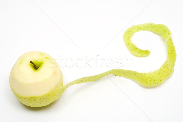Apple peeling Stock photo © varts