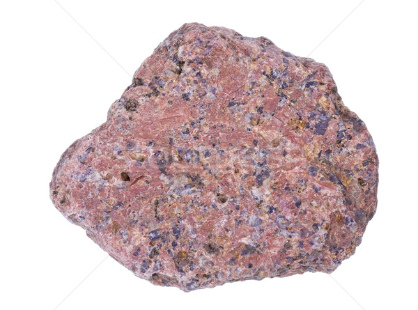 Gerçek granit taş doku kırmızı yalıtılmış Stok fotoğraf © vavlt