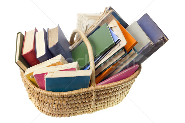 Old worn ragged books Stock photo © vavlt
