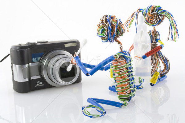 Cleaning of compact optics Stock photo © vavlt