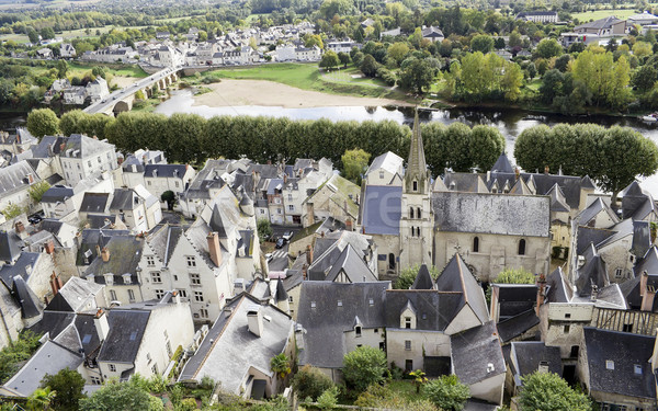 old French  country  town Stock photo © vavlt