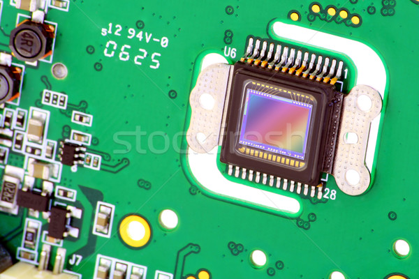 RGB CMOS sensor from camera Stock photo © vavlt