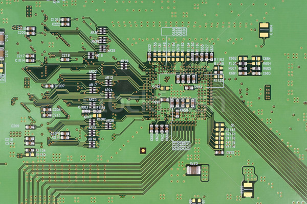 Modern printed-circuit board macro background  Stock photo © vavlt