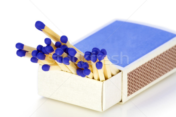 Matches with dark blue heads Stock photo © vavlt