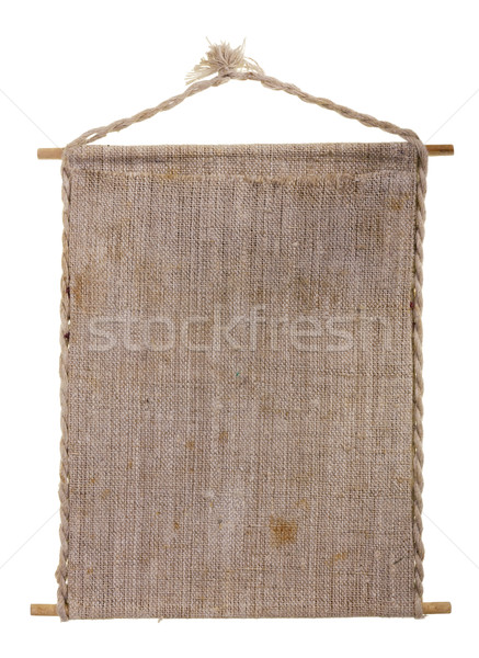 Flax canvas banner Stock photo © vavlt