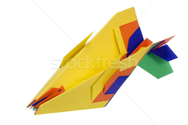 Fantastic paper airplane Stock photo © vavlt