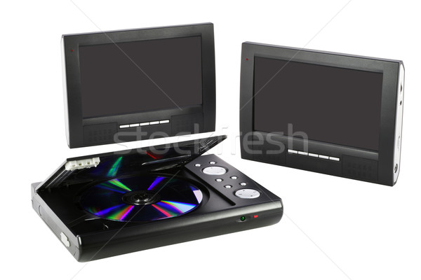 Media DVD device with clear screens Stock photo © vavlt