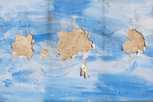 Három kicsi sziget kék óceán absztrakt Stock fotó © vavlt