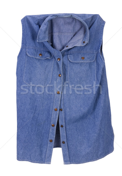 Old  cotton  woman's retro blue  jacket  Stock photo © vavlt