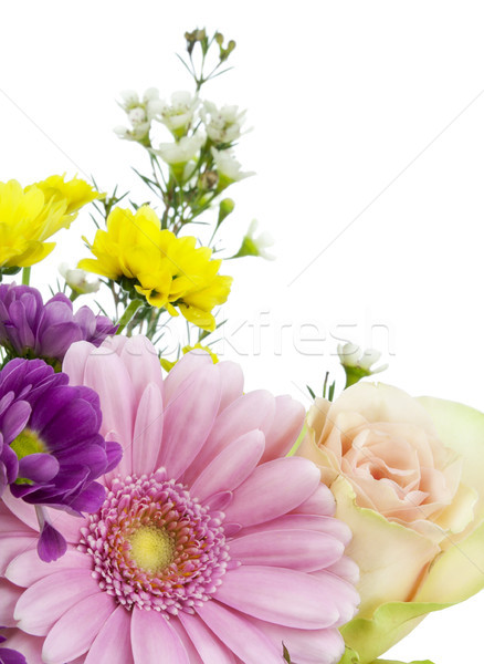 Flowers for the beloved postcard Stock photo © vavlt