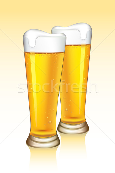 Beer Glass Stock photo © vectomart