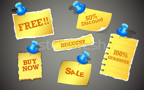 Sale Tags Stock photo © vectomart