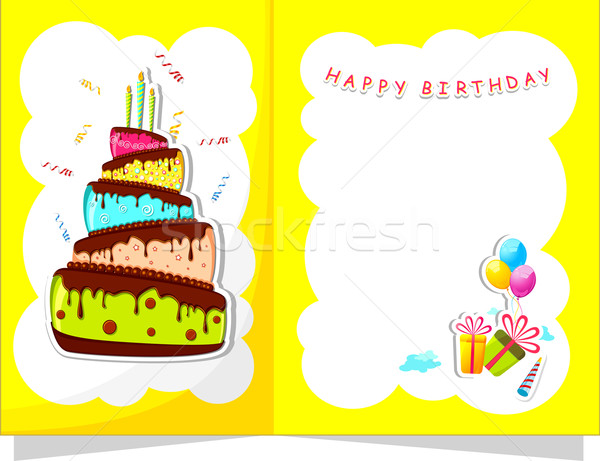 Birthday Card Stock photo © vectomart