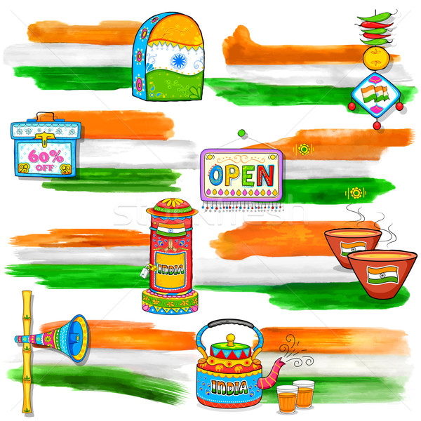 India banner for sale and promotion Stock photo © vectomart