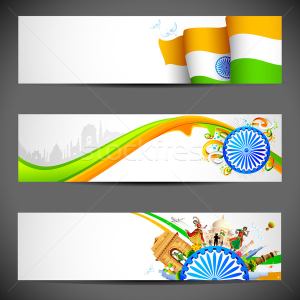 India Banner Stock photo © vectomart