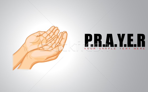 Praying Hand Vector Illustration C Vectomart 1922568 Stockfresh