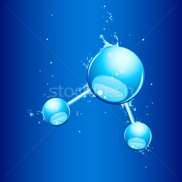 Water Moelcule Stock photo © vectomart