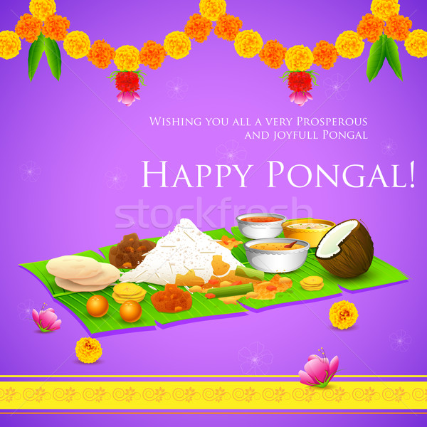 Happy Pongal Stock photo © vectomart