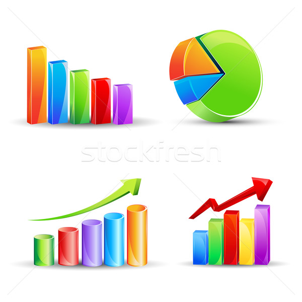 Financial Graph Stock photo © vectomart