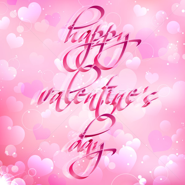 Happy Valentine's Day Stock photo © vectomart