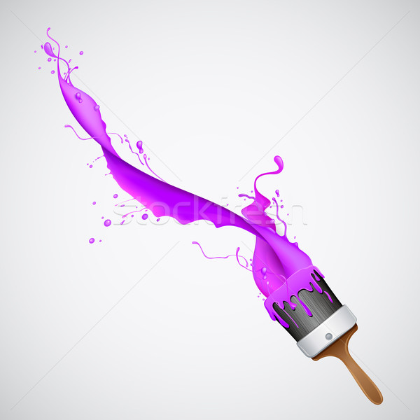 Paint Brush Splash Stock photo © vectomart