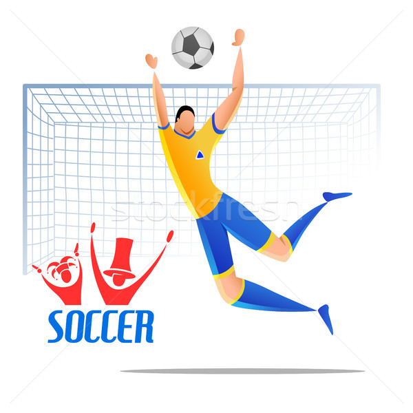Futebol campeonato copo futebol esportes ilustração Foto stock © vectomart