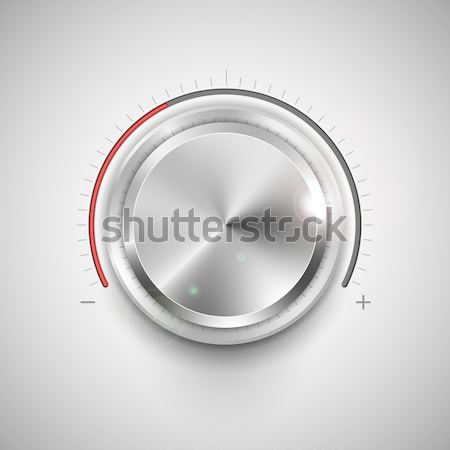 Chrome Knob Stock photo © vectomart