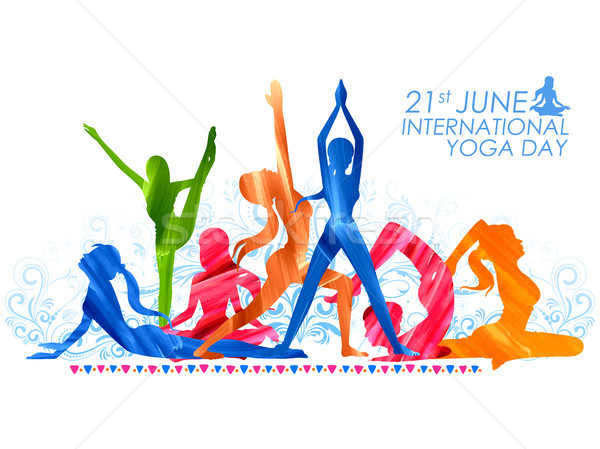 International Yoga Day Stock photo © vectomart