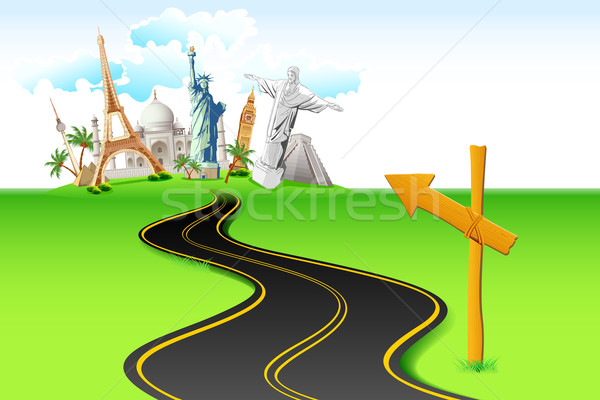 Way to World Travel Stock photo © vectomart