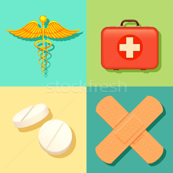 Healthcare and Medical Background Stock photo © vectomart