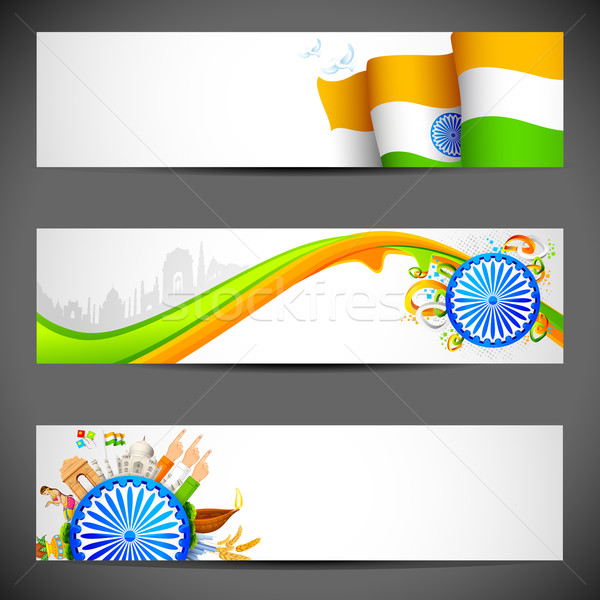 India Banner Stock photo © vectomart