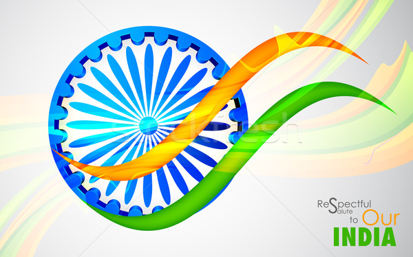 Indian Flag Background Stock photo © vectomart
