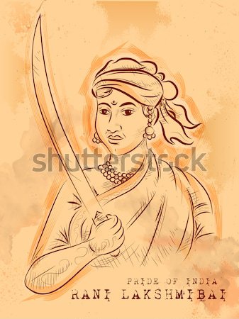 Vintage India background with Nation Hero and Freedom Fighter Bhagat Singh Pride of India Stock photo © vectomart