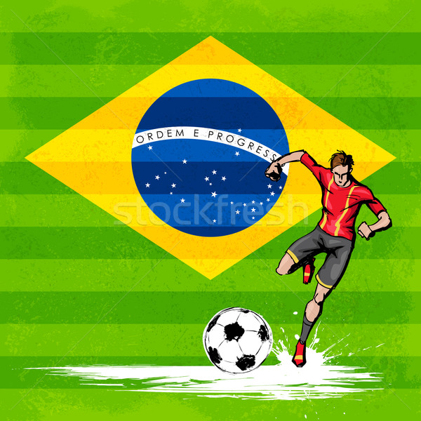Football World Cup background Stock photo © vectomart