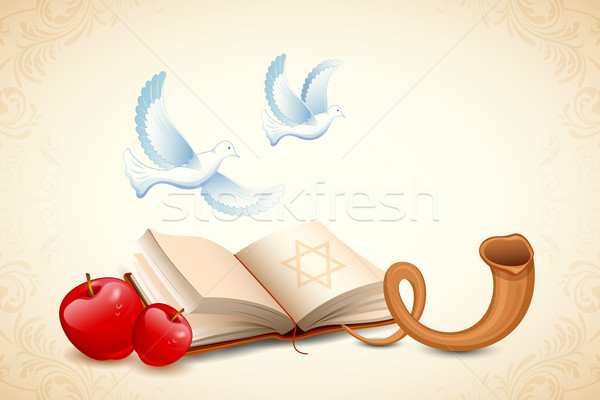 Happy Yom Kippur Stock photo © vectomart