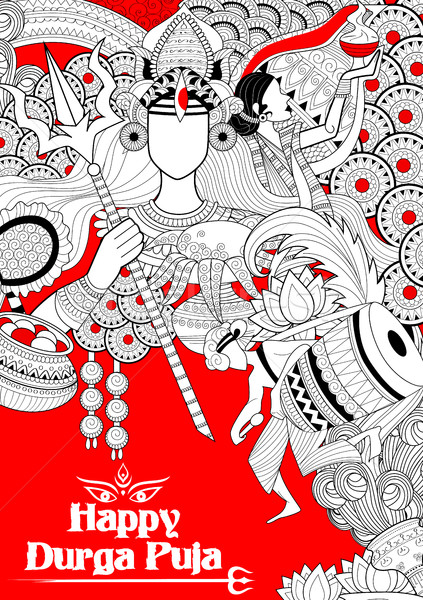 богиня счастливым иллюстрация дизайна фон власти Сток-фото © vectomart