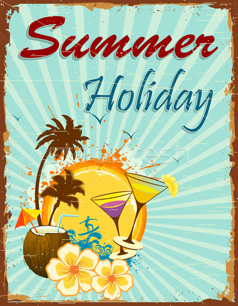 Summer Holiday Stock photo © vectomart