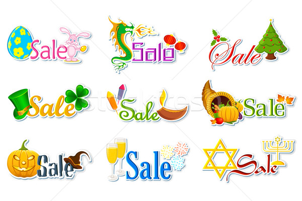 Stock photo: Sale Tag for Holidays