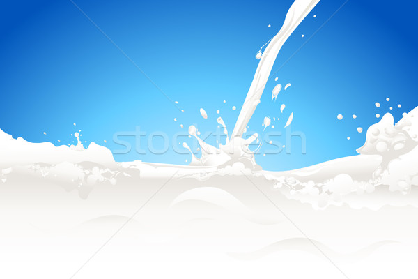 Sıçrama süt örnek soyut su Stok fotoğraf © vectomart